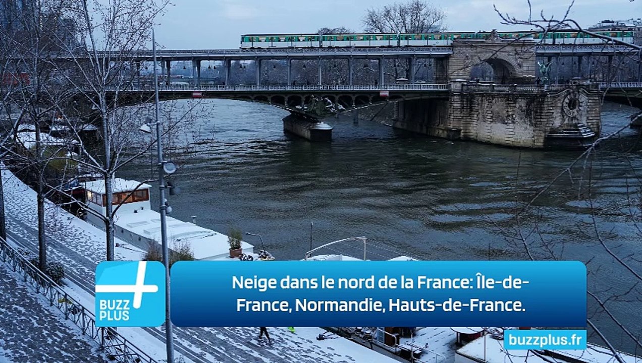Neige dans le nord de la France: Île-de-France,...