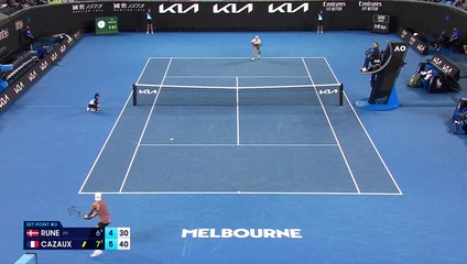 2 sets à 0 face à Rune : Comment Cazaux a conclu la deuxième manche