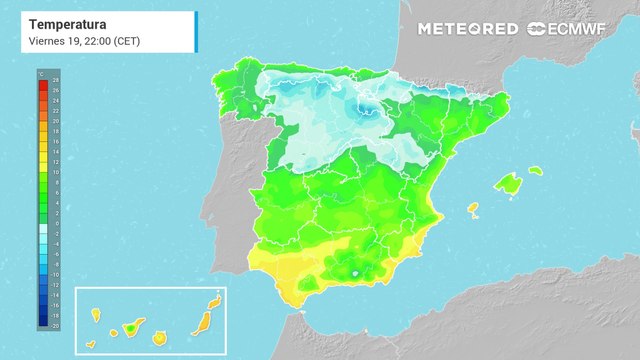Heladas intensas en España