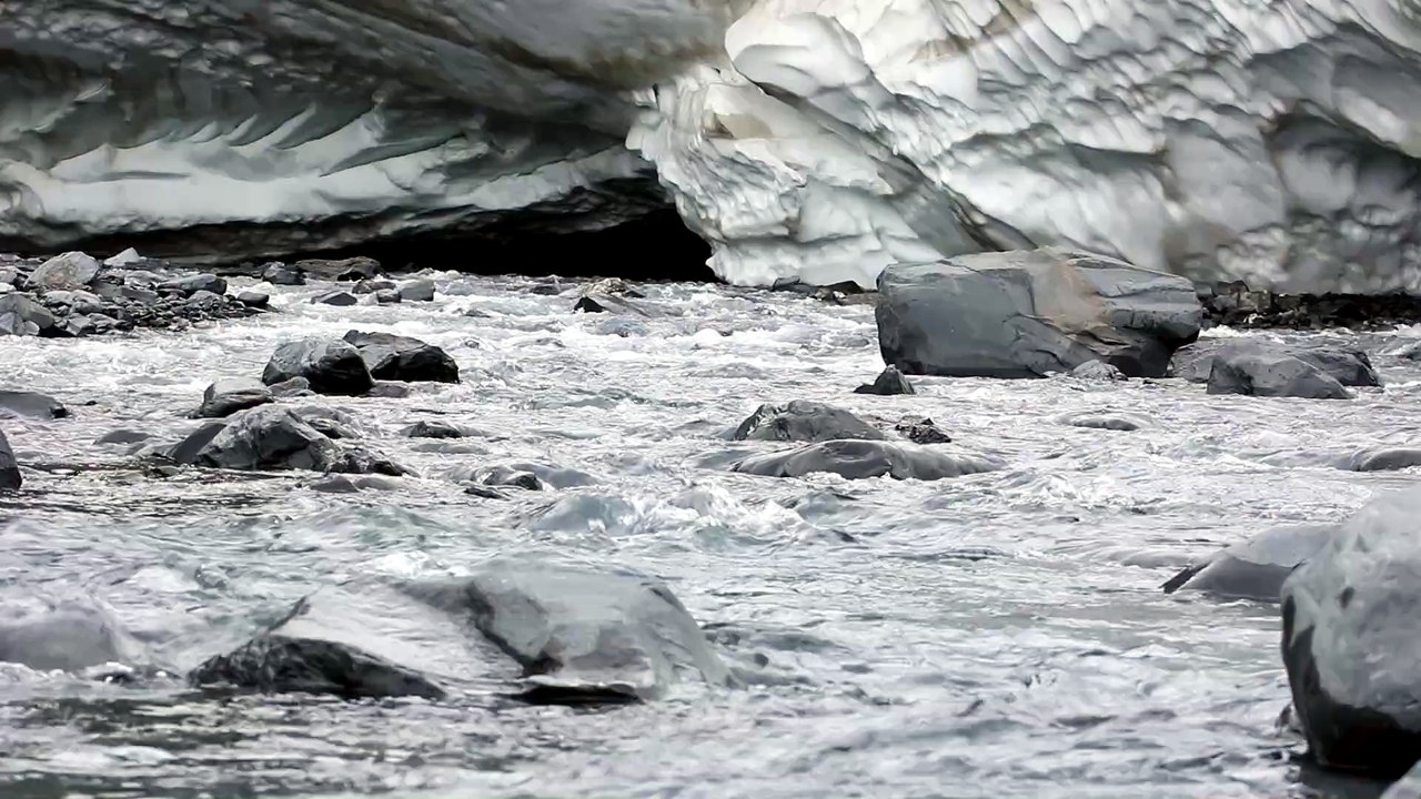 Icy river