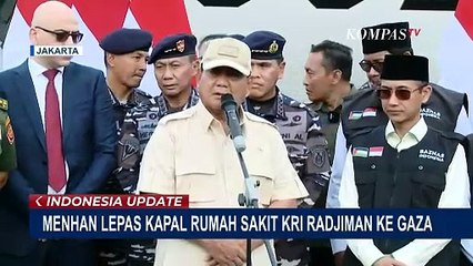 Télécharger la video: Menhan Prabowo Lepas Kapal RS KRI Radjiman ke Gaza