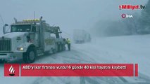 ABD’yi kar fırtınası vurdu: 6 günde 40 kişi hayatını kaybetti