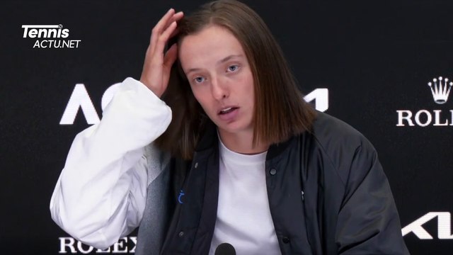 Open d'Australie 2024 - Iga Swiatek : J'ai bien cogité car je n'avais pas l'impression de contrôler ce match mais je voulais me battre jusqu'au bout