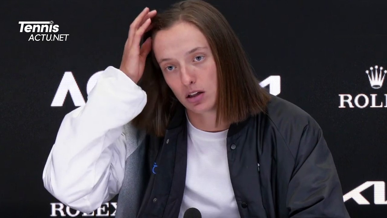 Open d'Australie 2024 - Iga Swiatek : "J'ai bien cogité car je n'avais pas l'impression de contrôler ce match mais je voulais me battre jusqu'au bout"