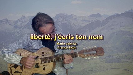 liberté j'écris ton nom