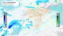 Una borrasca cruzará España durante el viernes: se esperan lluvias y nevadas en estas zonas