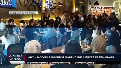 AHY Ngobrol Bareng Influencer dan Gen Z di Semarang