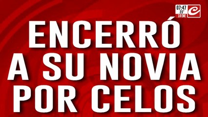 La encerró por celos y se arrojó de un séptimo piso para no ser detenido