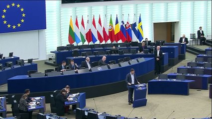 Descargar video: Eurodiputados piden reforzar normas de UE para evitar vertidos de pélets y aluden al Prestige