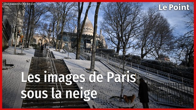 Les images de Paris sous la neige