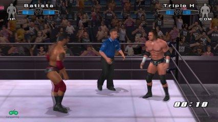 BATISTA VS TRIPLE H SVR 2006 4K 60 FPS GAMEPLAY