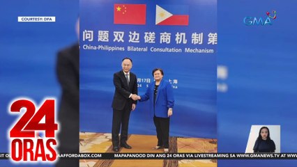 Pagiging kalmado, diplomasya at maayos na mekanismo ng komunikasyon, napagkasunduan ng Pilipinas at China | 24 Oras
