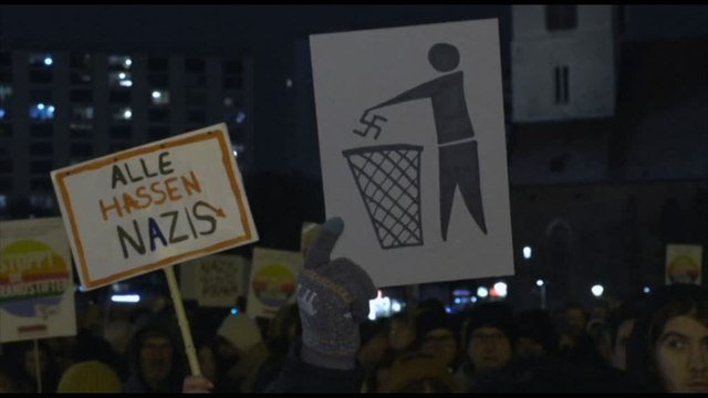 Vietare AfD ora! , a Berlino manifestazione contro l'estrema destra