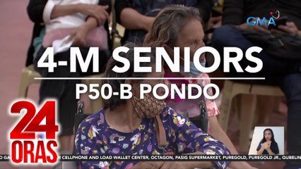 下载视频: Buwang pensyon ng mahihirap na senior citizen, tataas sa P1,000 simula ngayong Enero | 24 Oras