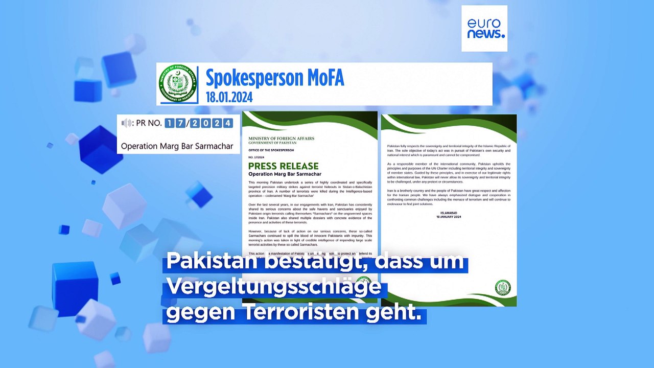 Ernste Bedenken nach Pakistans Raketenangriffen auf den Iran