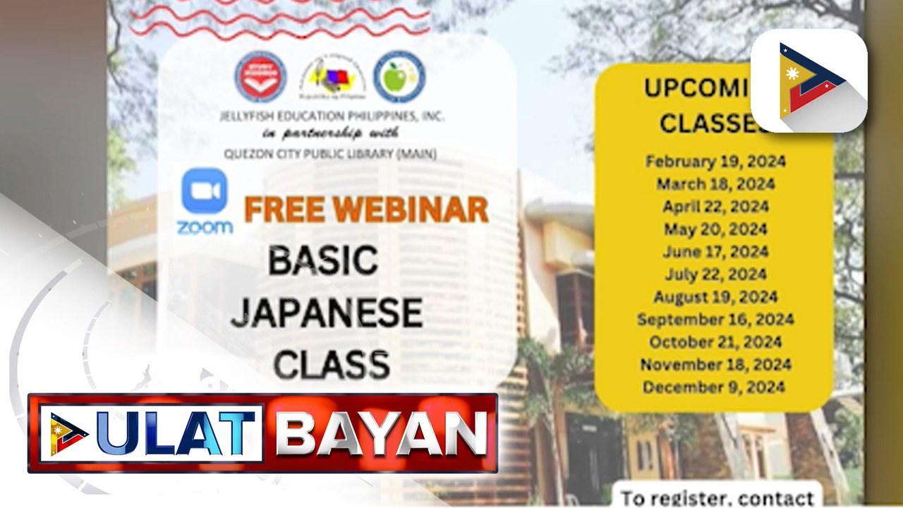 QCPL, ibabalik ang kanilang libreng basic Japanese language classes ngayong taon