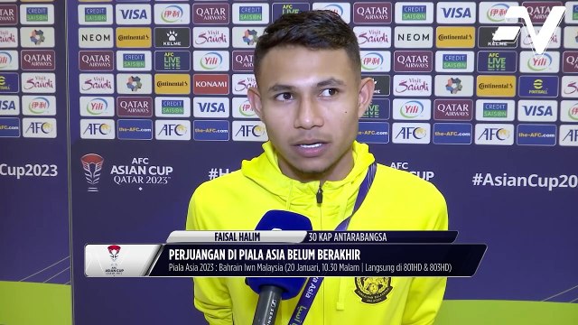 Faisal Halim kekal optimis masih berpeluang di Piala Asia
