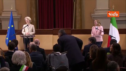 Alluvione Emilia, von der Leyen a Forl?: "Tin B?ta, l'Europa rimane con voi"