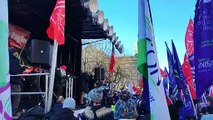 Public sector strike: rally at Belfast City Hall