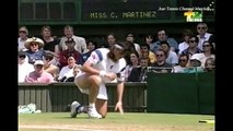 Le duel épique entre Gaby Sabatini et Conchita Martinez - Quart de finale de Wimbledon 1995 : Un face-à-face historique à revivre !