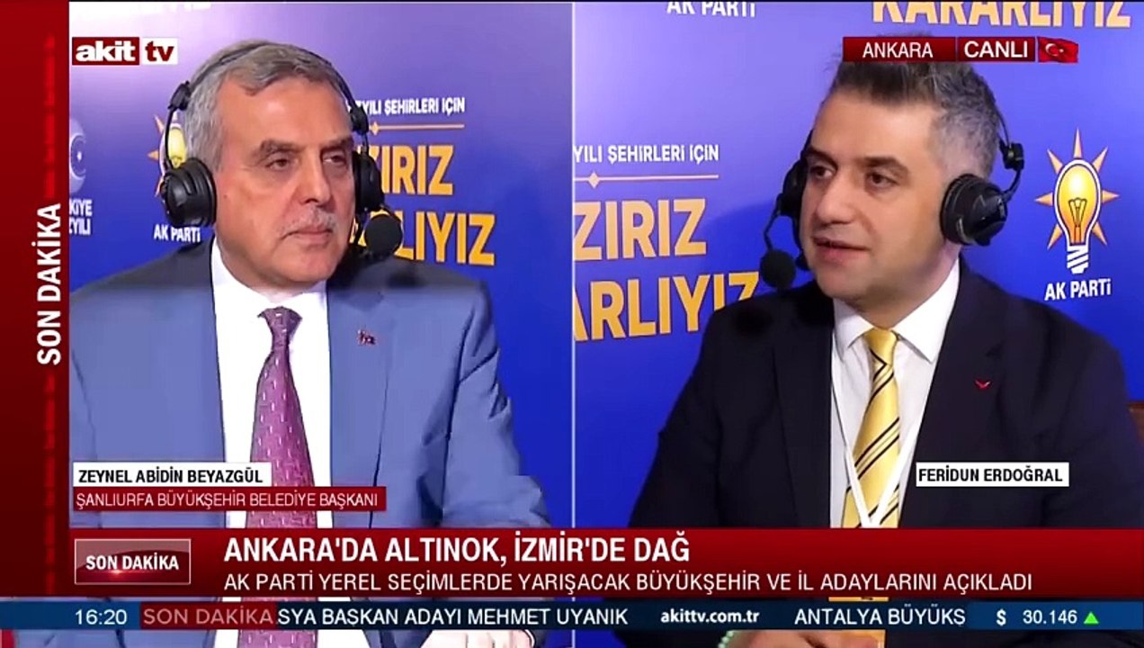 Şanlıurfa Büyükşehir Belediye Başkanı Zeynel Abidin Beyazgül hedeflerini anlattı