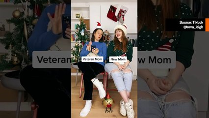 Kaksikko näyttää videolla huvittavasti eroja aloittelevien äitien ja kokeneiden äitien välillä