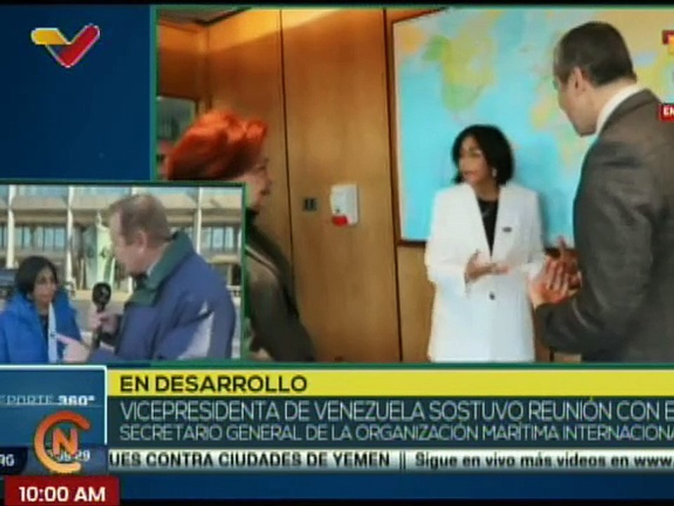 Vpdta. Ejecutiva Delcy Rodríguez denuncia bloqueo ilegal ante la Organización Marítima Internacional