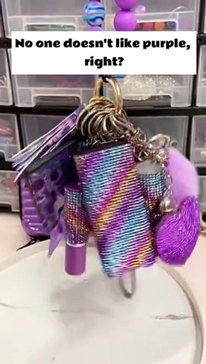 Butterfly Pattern Keychain Set
