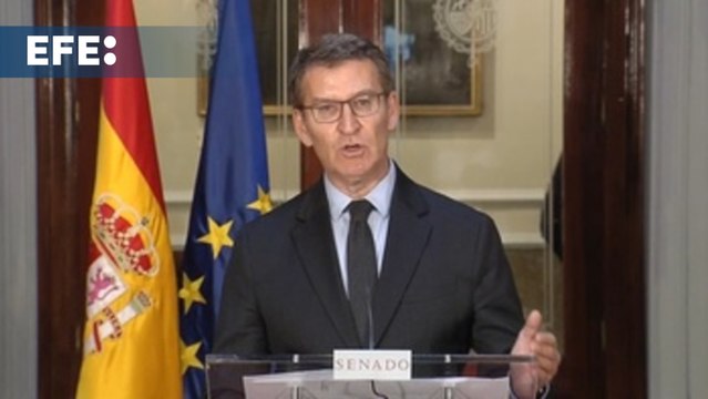 Feijóo exige parar la ley de amnistía tras el informe de los letrados del Congreso