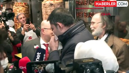 Murat Kurum Beyoğlu'nda esnafları ziyaret etti