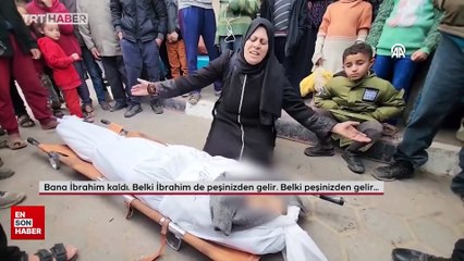 İki evladını da birer gün arayla kaybeden Filistinli annenin vedası