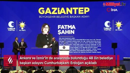 İşte AK Parti'nin 48 ildeki adayları! Cumhurbaşkanı Erdoğan resmen duyurdu
