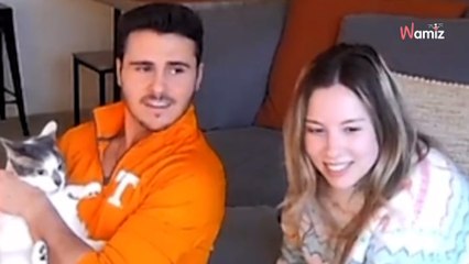 Su gato le demuestra que nunca hay que fiarse de las apariencias delante de 92 millones de personas