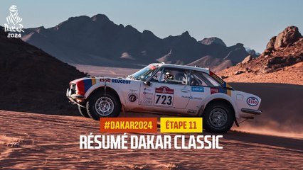 Résumé Dakar Classic - Étape 11 - #Dakar2024