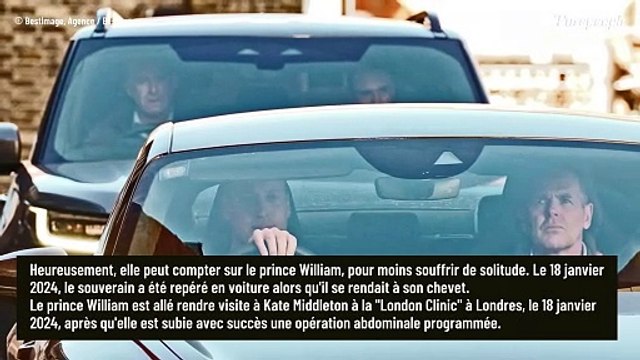 PHOTOS Kate Middleton hospitalisée, le prince William affiche une petite mine en se rendant à son chevet
