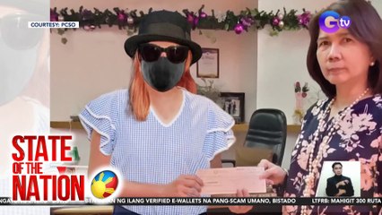 Litrato ng 6/42 Lotto winner, inedit para 'di siya makilala, ayon sa PCSO | SONA