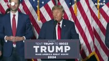 Trump trionfa in Iowa e lancia un appello all'unita' degli Stati Uniti