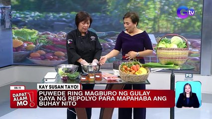 Tips para mapahaba ang buhay ng mga gulay, ibinahagi ng isang chef! | Dapat Alam Mo!