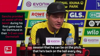 Sancho ready and raring to go despite lack of training