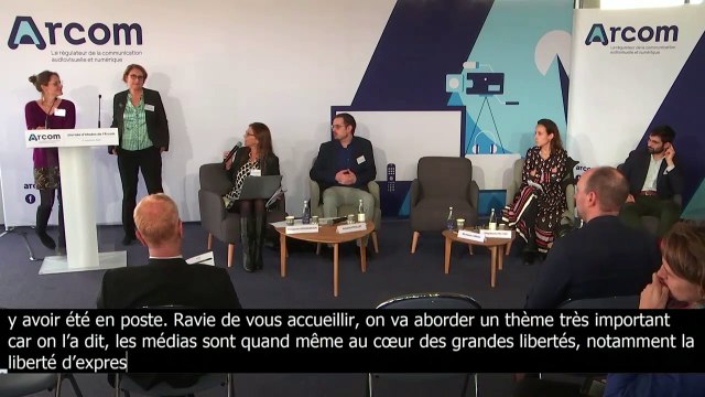 Journée d'études 2022 de l'Arcom : Marianne Lumeau et Stéphanie Peltier
