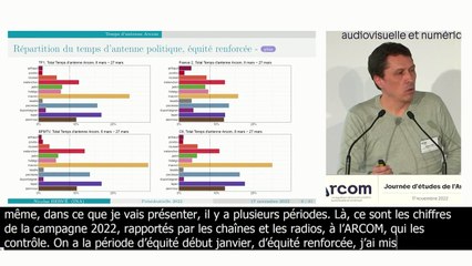 Journée d'études 2022 de l'Arcom : Nicolas Hervé