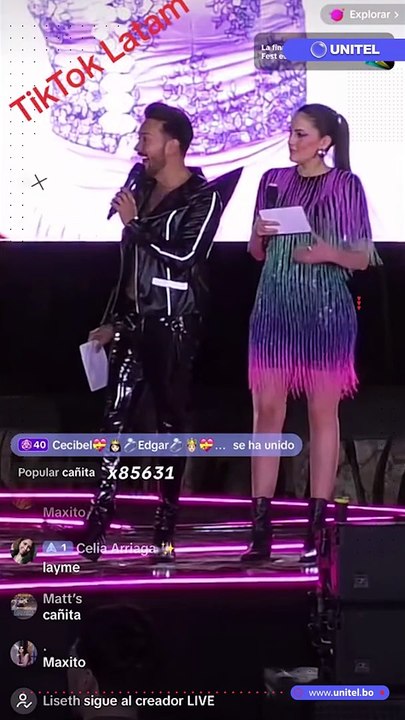 La tiktoker boliviana Layme subió al podio en los premios TikTok Live Fest 2024: La tiktoker boliviana Layme subió al podio en los premios TikTok Live Fest 2024