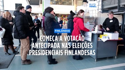 Começou a votação antecipada nas presidenciais finlandesas