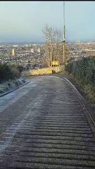No cars and great views across Belfast from the Rocky Road in the south east of the city