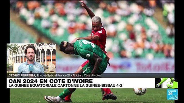 CAN 2024 : la Guinée équatoriale cartonne contre la Guinée-Bissau (4-2)