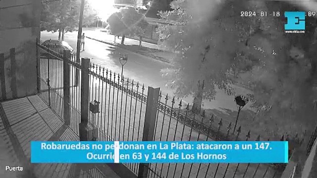 Robaruedas no perdonan en La Plata: atacaron a un 147. Ocurrió en 63 y 144 de Los Hornos