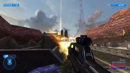 Halo 2 Classic Big Team - Big Team CTF on Uplift (26-7)