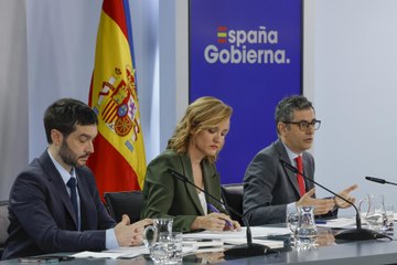 Bolaños defiende los cambios en la ley de amnistía porque el terrorismo "queda excluido"