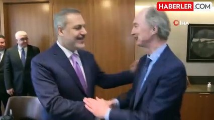 Dışişleri Bakanı Fidan, BM'nin Suriye Özel Temsilcisi Pedersen'i kabul etti