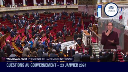Questions au Gouvernement - Questions au Gouvernement du mardi 23 janvier 2024